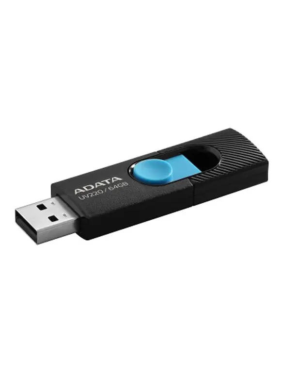 Memoria USB ADATA AUV220-64G-RBKBL, Azul / Negro, 64 GB, USB 2.0 2