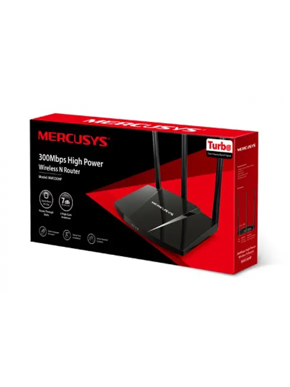 Router inalámbrico N de alta potencia de 300Mbps MERCUSYS MW330HP 1