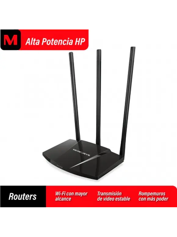 Router inalámbrico N de alta potencia de 300Mbps MERCUSYS MW330HP 5