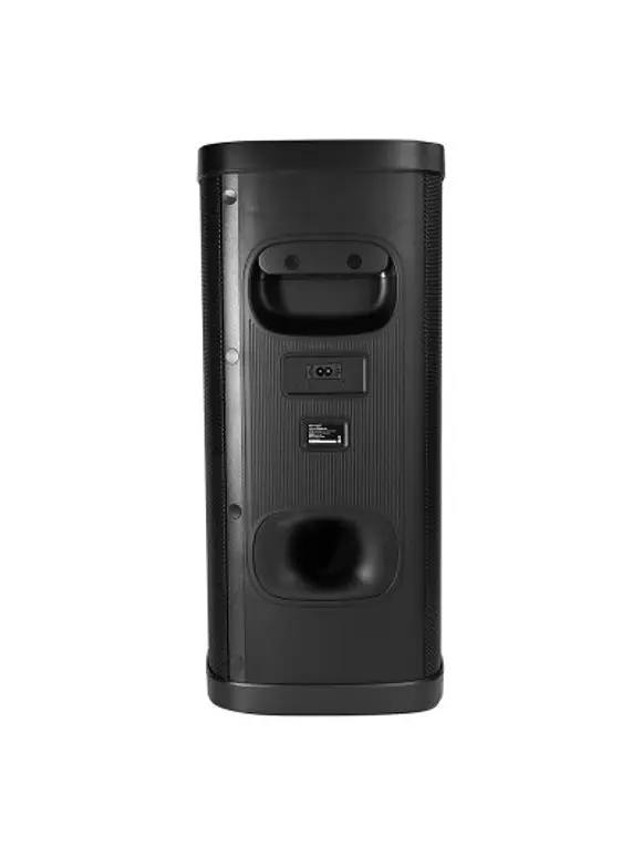 Bocina Vorago KSP-580 Bafle Karaoke speaker, Pantalla LCD, dos altavoces de 6.5 y 2 tweeters, aros con RGB, Micro SD, Bluetooth 5.0 4