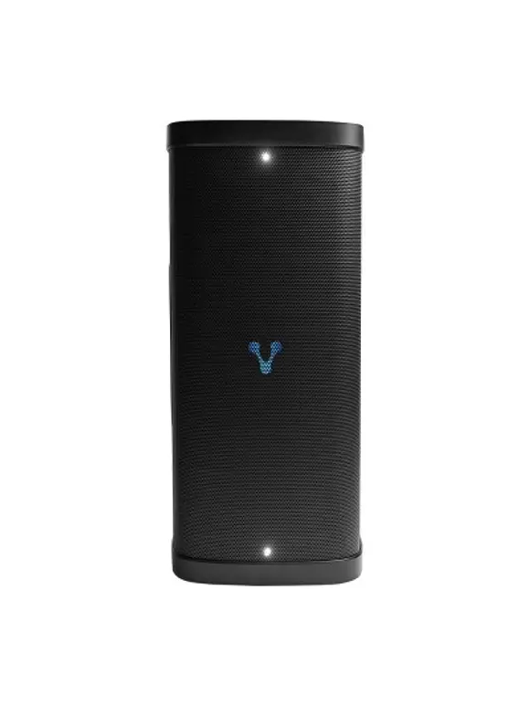 Bocina Vorago KSP-580 Bafle Karaoke speaker, Pantalla LCD, dos altavoces de 6.5 y 2 tweeters, aros con RGB, Micro SD, Bluetooth 5.0 5