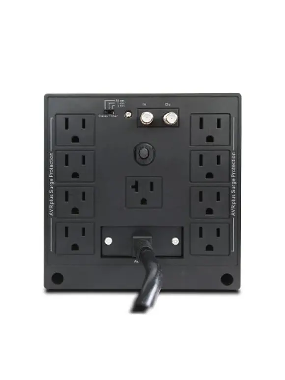 Regulador de Voltaje CDP R-AVR3008 3000VA/1500W AVR, 8 Salidas, 525 julios, Sistema de retardo de encendido, Proteccion Coaxial, 120 Vac 3