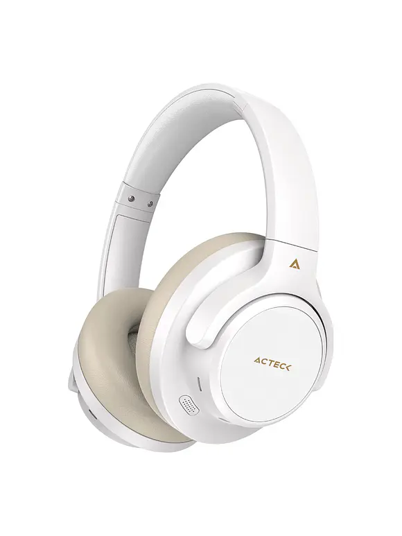 Audífonos Inalámbricos Bluetooth Hype Epic HP750 Acteck Elite Series Cancelación de ruido activo hibrido, Color Blanco. 1