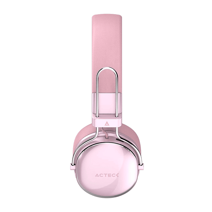 Audífonos Inalámbricos Bluetooth Luxe Chic HP710 Acteck Elite Series Duración de batería hasta 30h, Color Rosa. 2