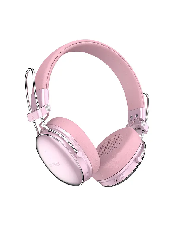 Audífonos Inalámbricos Bluetooth Luxe Chic HP710 Acteck Elite Series Duración de batería hasta 30h, Color Rosa. 3