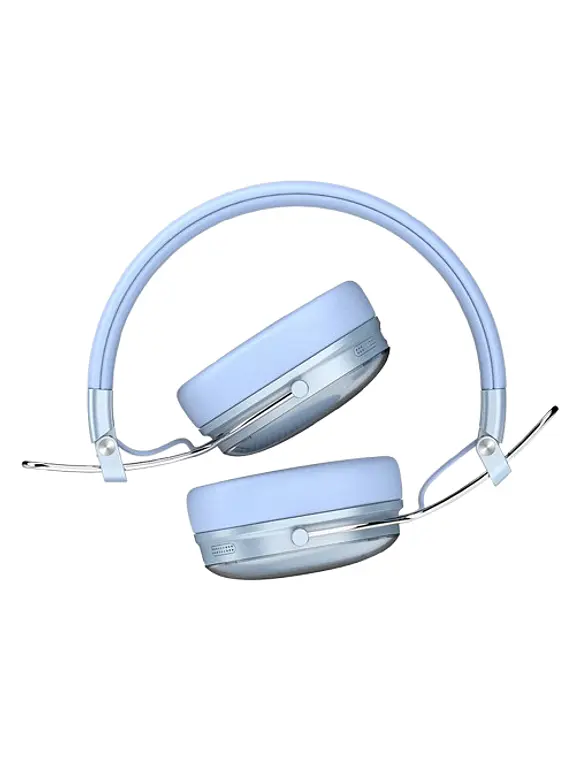 Audífonos Inalámbricos Bluetooth Luxe Chic HP710 Acteck Elite Series Duración de batería hasta 30h, Color Azul.  2