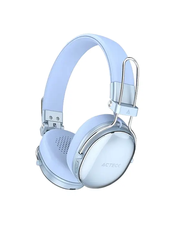 Audífonos Inalámbricos Bluetooth Luxe Chic HP710 Acteck Elite Series Duración de batería hasta 30h, Color Azul.  1