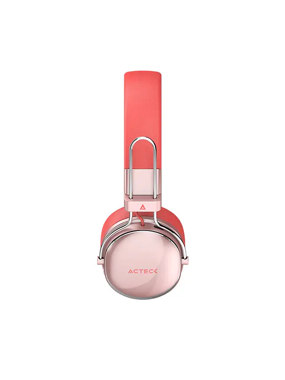 Audífonos Inalámbricos Bluetooth Luxe Chic HP710 Acteck Elite Series Duración de batería hasta 30h, Color Salmon. 2