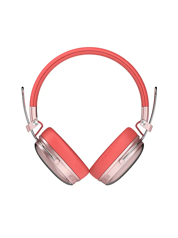 Audífonos Inalámbricos Bluetooth Luxe Chic HP710 Acteck Elite Series Duración de batería hasta 30h, Color Salmon. 1