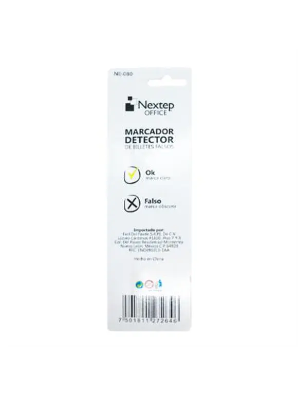 Marcador Nextep Detector de Billetes Falsos 3