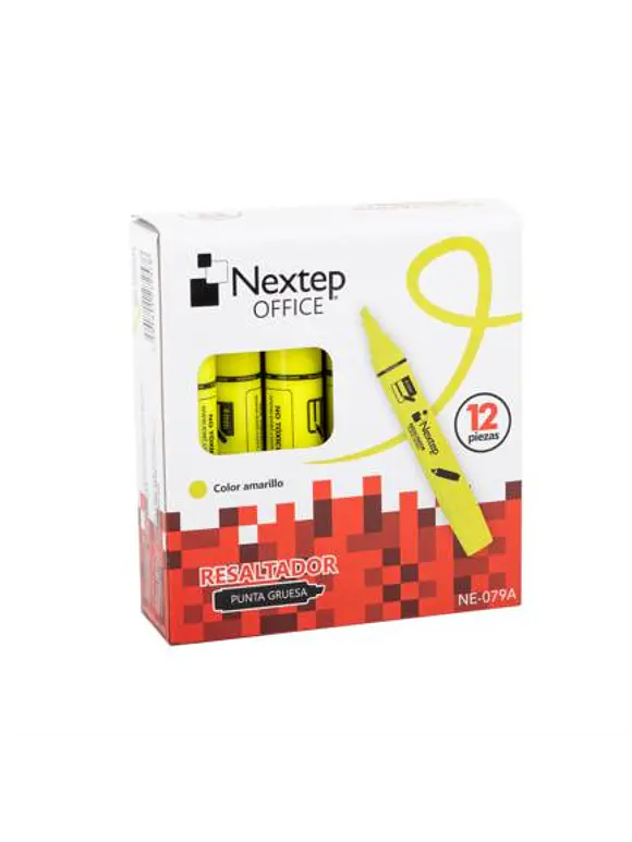 Marcador Nextep Resaltador Color Amarillo 3