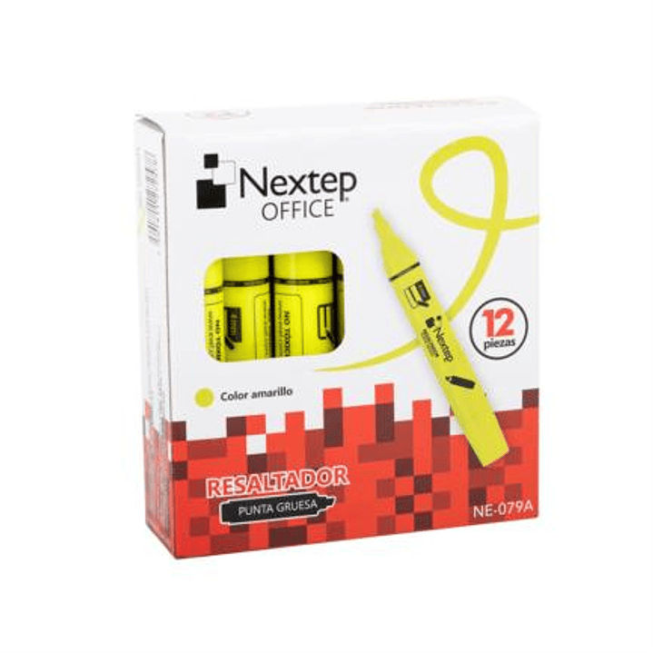 Marcador Nextep Resaltador Color Amarillo 3