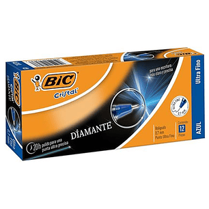 Bolígrafo BIC Cristal Precisión y Suavidad Punto Ultra Fino 0.7mm