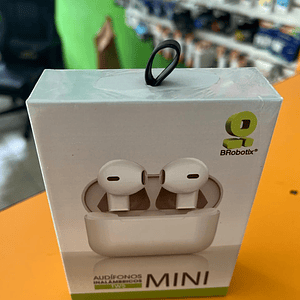 AUDIFONO BLUETOOTH TWS V5.3, MODELO MINI, EARBUDS, IN-EAR, CONTROL TÁCTIL, UNIVERSAL, BLANCO, 6005835