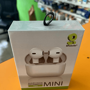 AUDIFONO BLUETOOTH TWS V5.3, MODELO MINI, EARBUDS, IN-EAR, CONTROL TÁCTIL, UNIVERSAL, BLANCO, 6005835