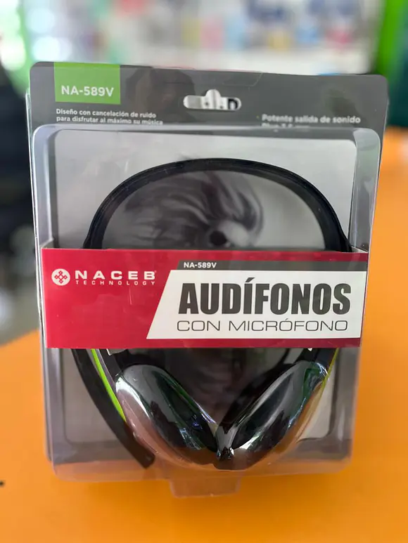 Audífonos Naceb Technology , Negro, 3,5 mm 1