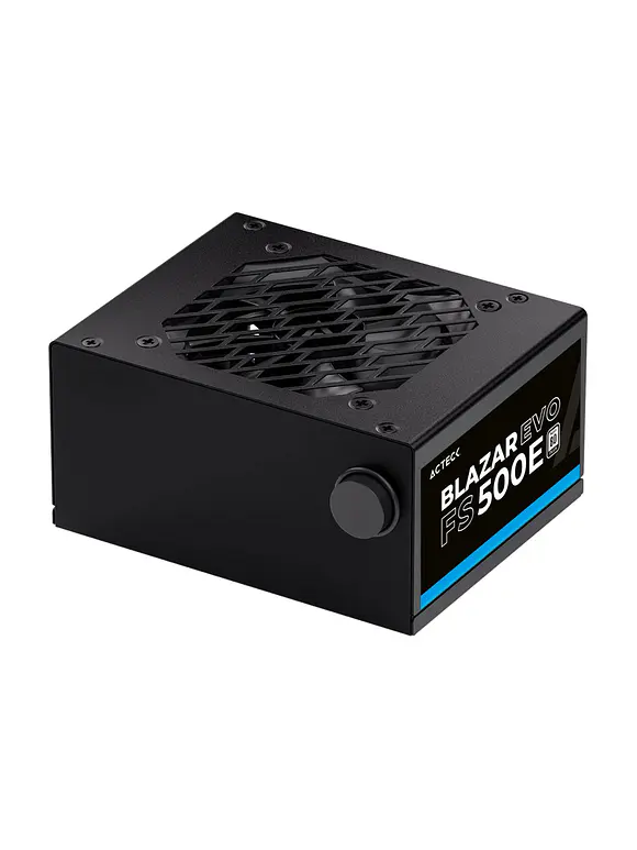 Fuente de Poder ACTECK Blazar Evo ACTECK FS500E Advanced Series 500W Slim. para gabinetes compactos: KENDAL, BERN, ATOM, BROOK 2