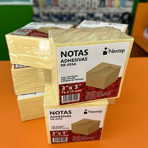 NOTAS ADHESIVAS AMARILLO, 3X3