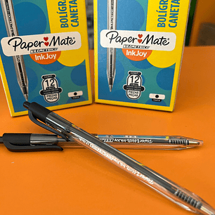 BOLIGRAFO PAPER MATE, KILOMETRICO RETRACTIL, NEGRO.