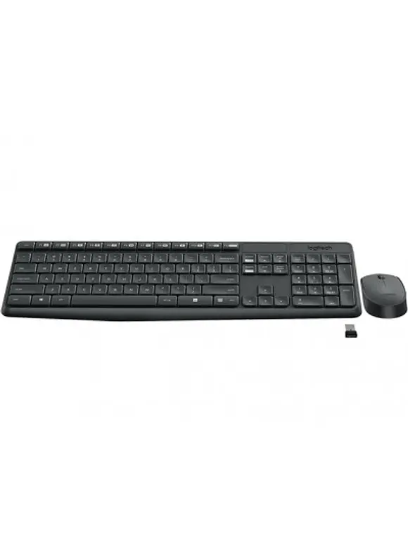 Kit de Teclado y Mouse LOGITECH , Negro, 10 m 1