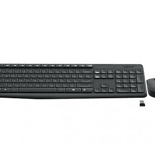 Kit de Teclado y Mouse LOGITECH , Negro, 10 m