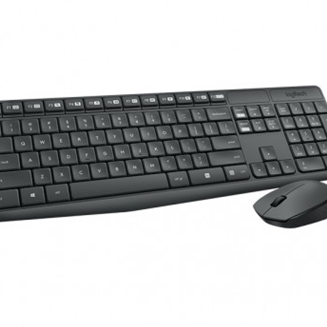 Kit de Teclado y Mouse LOGITECH , Negro, 10 m 3
