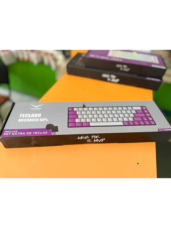 Teclado Mecánico Naceb 60% CON TECLAS INTERCAMBIABLES NA-0963G 1