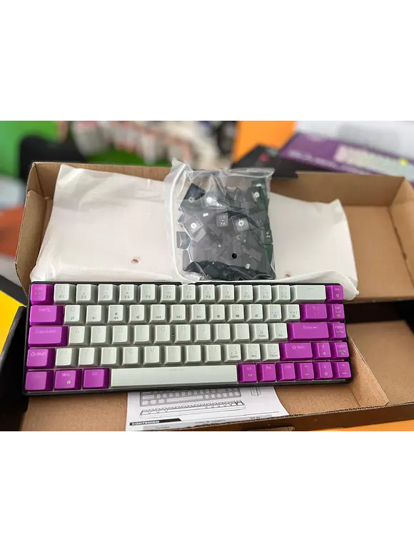 Teclado Mecánico Naceb 60% CON TECLAS INTERCAMBIABLES NA-0963G 2