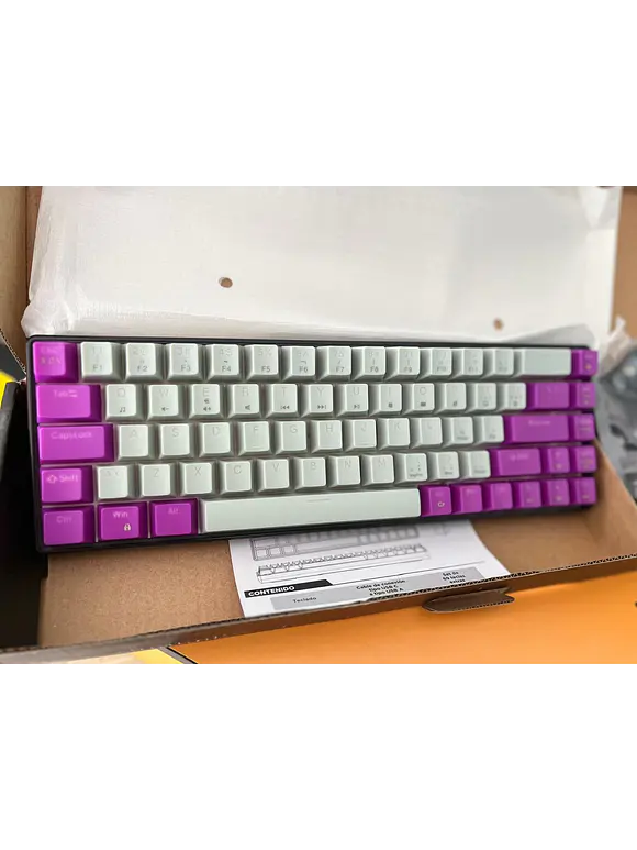 Teclado Mecánico Naceb 60% CON TECLAS INTERCAMBIABLES NA-0963G 3