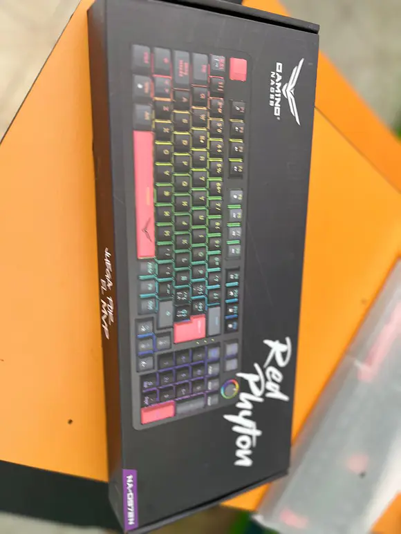 NACEB TECLADO MECANICO GAMER SWITCH BROWN RGB RED PHYTON NA-0972N 1