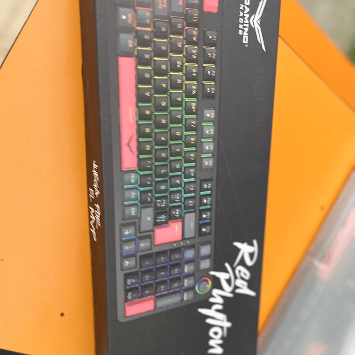 NACEB TECLADO MECANICO GAMER SWITCH BROWN RGB RED PHYTON NA-0972N 1
