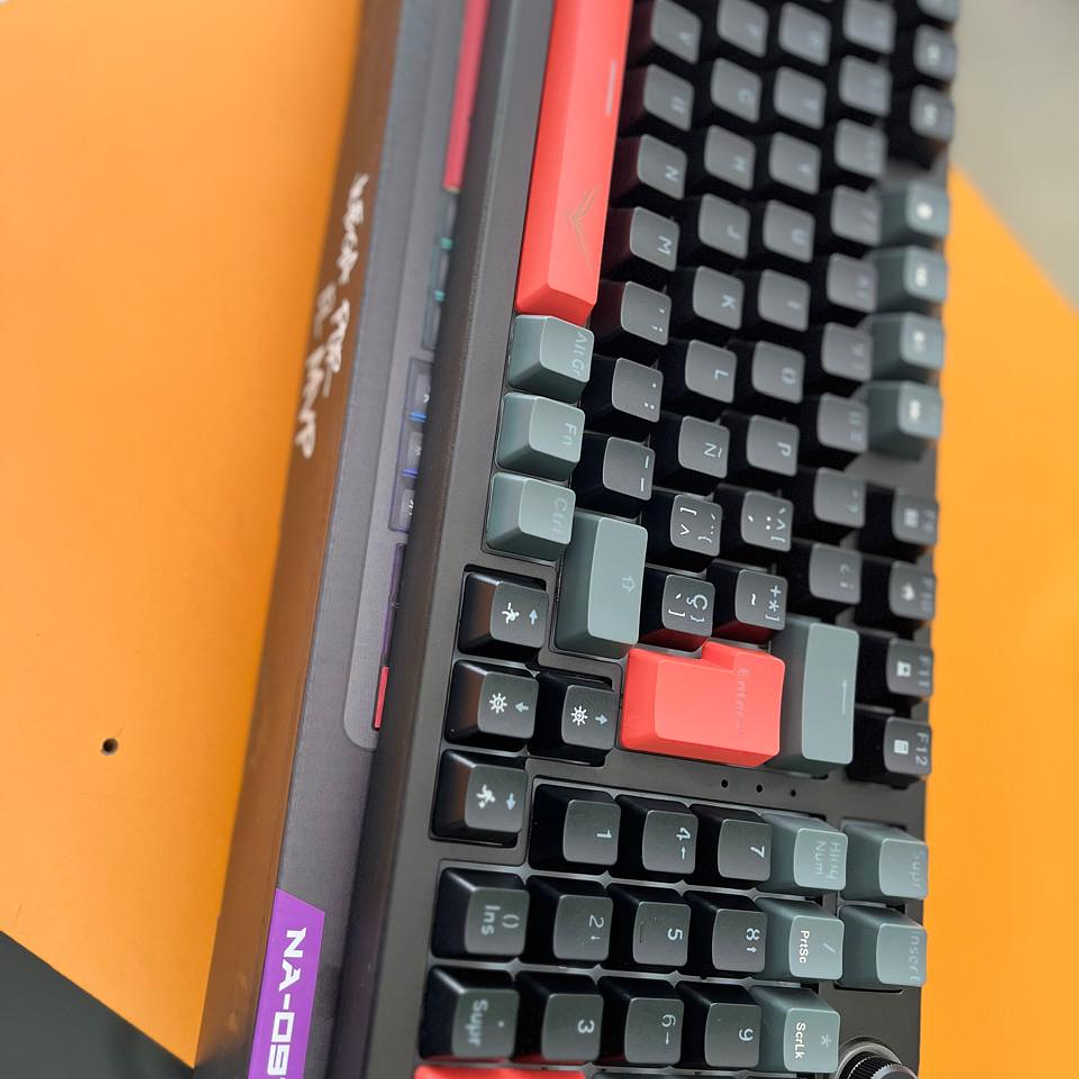 NACEB TECLADO MECANICO GAMER SWITCH BROWN RGB RED PHYTON NA-0972N 4