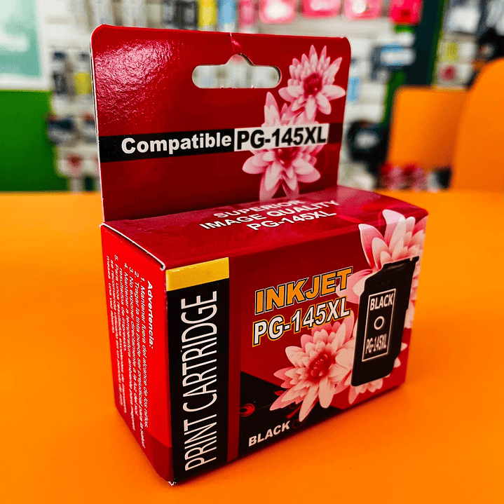 Cartucho de Tinta PG-145XL (8274B001AA) Negro de Alto rendimiento para 300 páginas. 2