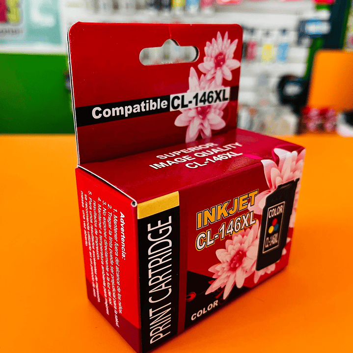 Cartucho de Tinta CL-146XL (8276B001AA) Tricolor de Alto rendimiento para 300 páginas. 2
