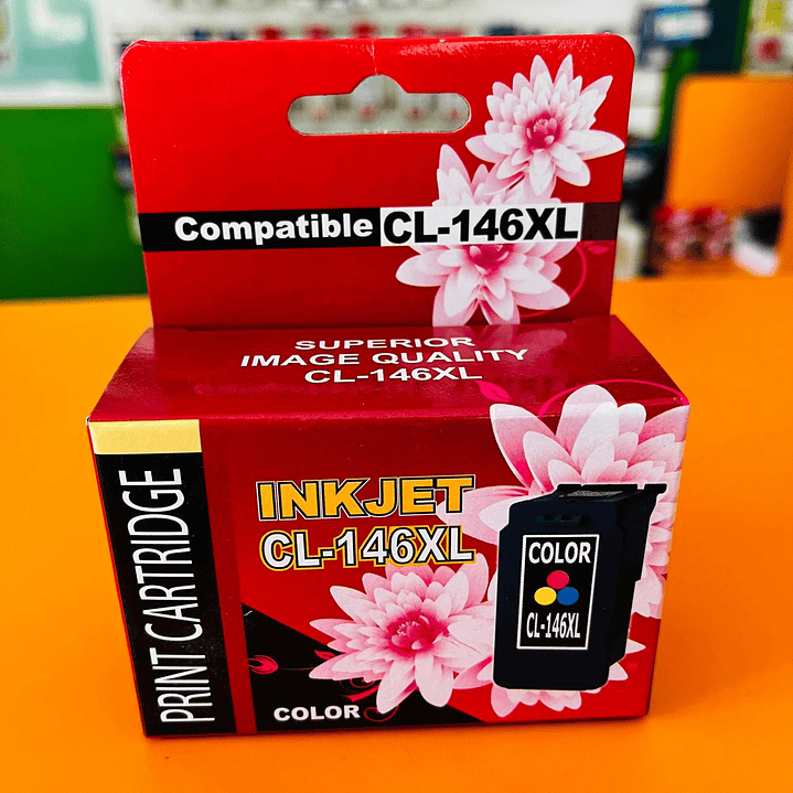 Cartucho de Tinta CL-146XL (8276B001AA) Tricolor de Alto rendimiento para 300 páginas. 1
