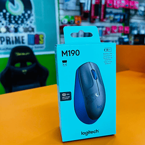 Mouse Inalámbrico LOGITECH M190, Azul, Inalámbrico