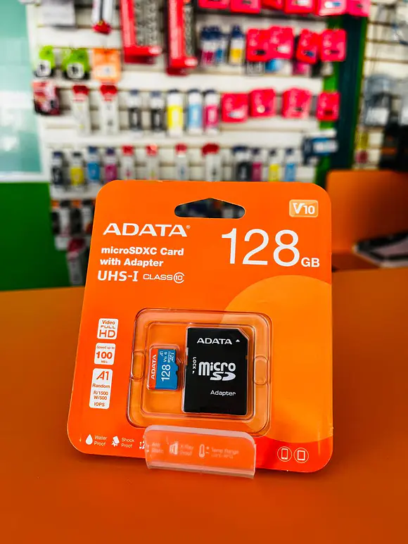 Memoria Micro SD ADATA AUSDX128GUICL10A1-RA1, 128 GB, 100 MB/s, Negro, Clase 10 1