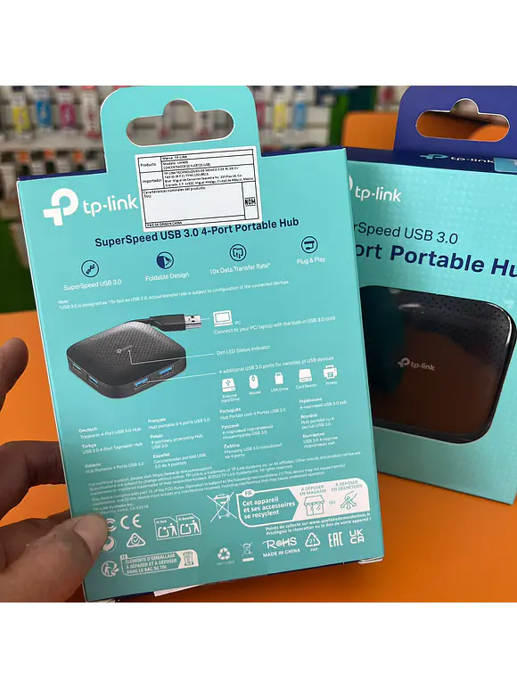 Hub USB TP-LINK, 4ptos, USB 3.0, Negro 2