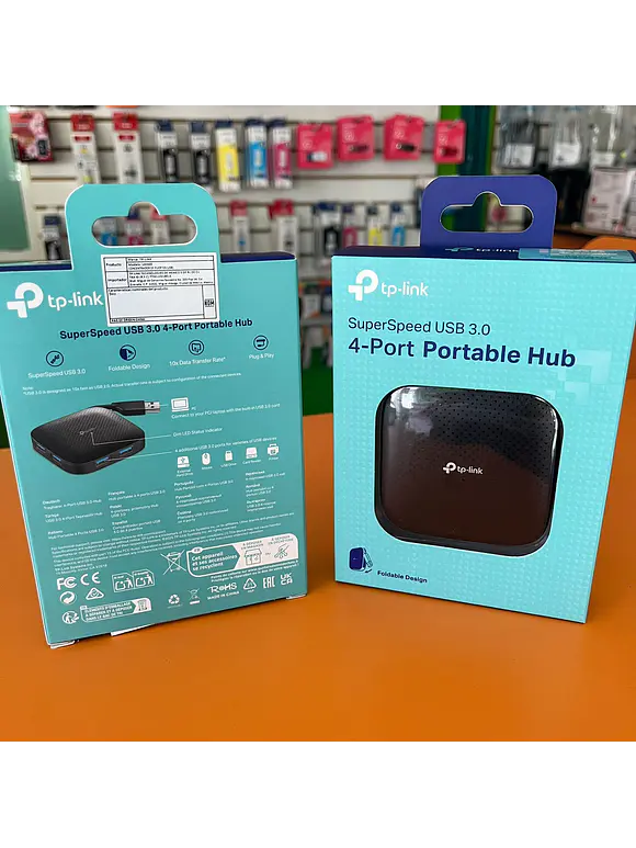 Hub USB TP-LINK, 4ptos, USB 3.0, Negro 3