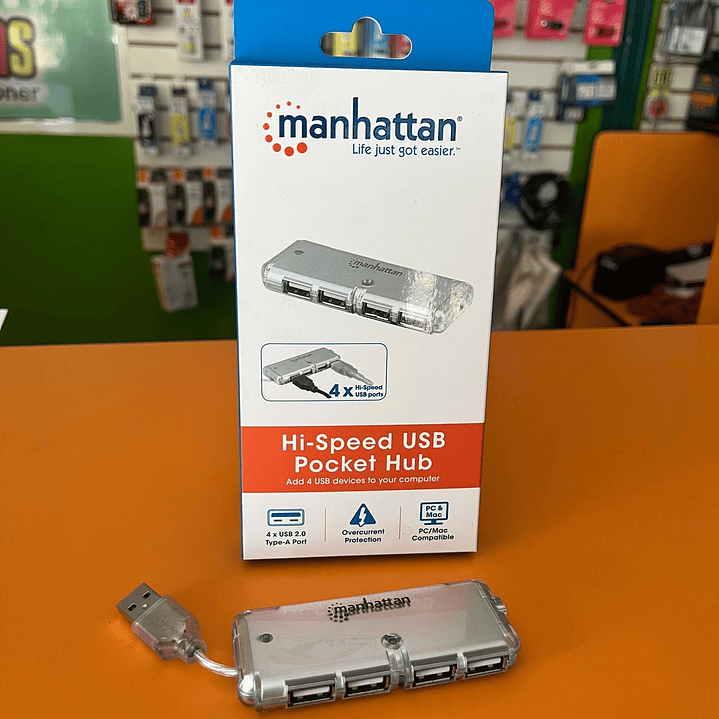 160599 Hub de Bolsillo USB de Alta Velocidad 2.0. SIN FUENTE 2