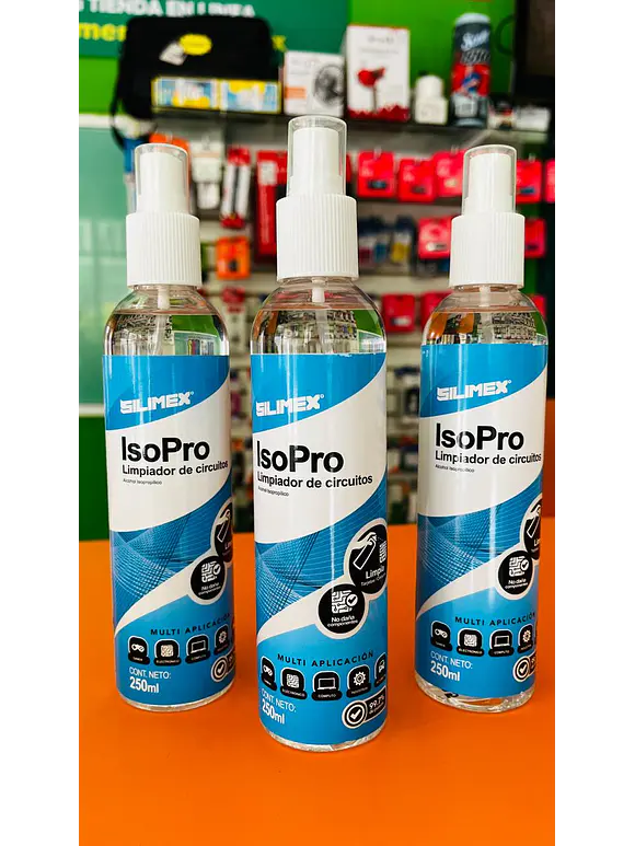 IsoPro Alcohol Isopropilico 250 ml 2