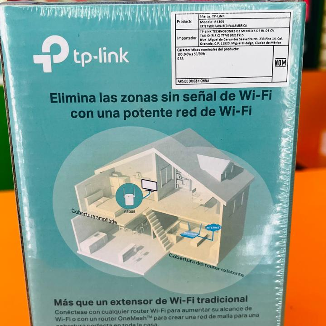 Extensor de Rango Wi-Fi AC1200 TP-LINK RE305 4