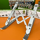 Soporte de Aluminio, Plegable, 7 Angulos Ajustables p/Laptop, Tablet, Celular, 1.8 a 17 Pulgadas, BROBOTIX 263564 - Miniatura 4