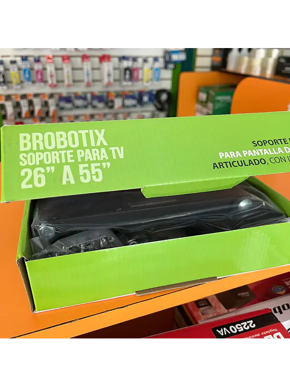 Soporte de Pared MOVIL para TV de 26 a 55 Pulgadas, De Acero, Resistencia 35kg, 651589 BROBOTIX 2