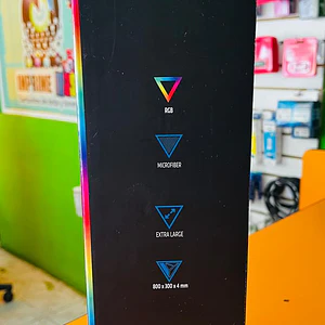 MOUSEPAD GAME FACTOR MPG500 RGB XL, SPEEDCONTROL, NEGRO