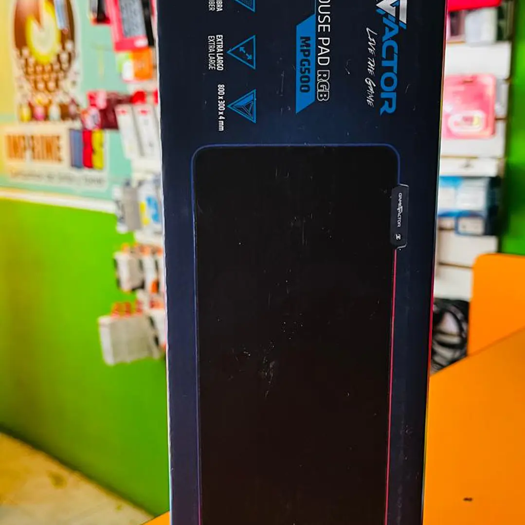 MOUSEPAD GAME FACTOR MPG500 RGB XL, SPEEDCONTROL, NEGRO 2