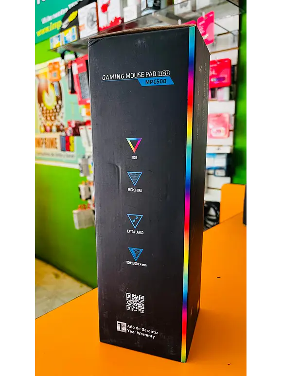 MOUSEPAD GAME FACTOR MPG500 RGB XL, SPEEDCONTROL, NEGRO 3