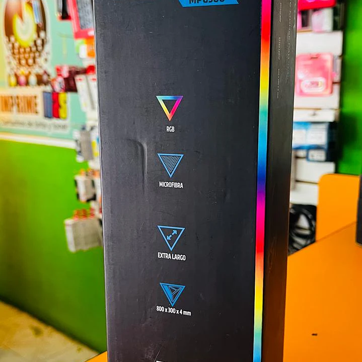 MOUSEPAD GAME FACTOR MPG500 RGB XL, SPEEDCONTROL, NEGRO 3