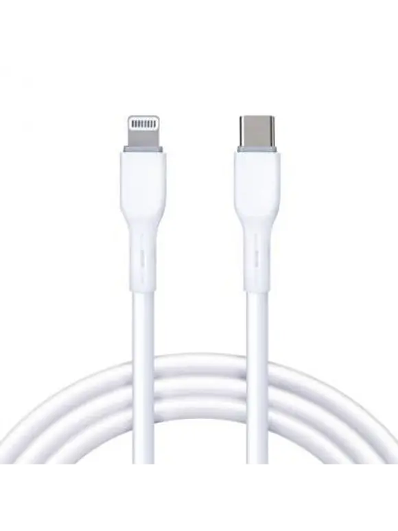 CABLE USB V3.0 TIPO C - LIGHTNING, 1 METRO, BLANCO, BROBOTIX  6006818 3