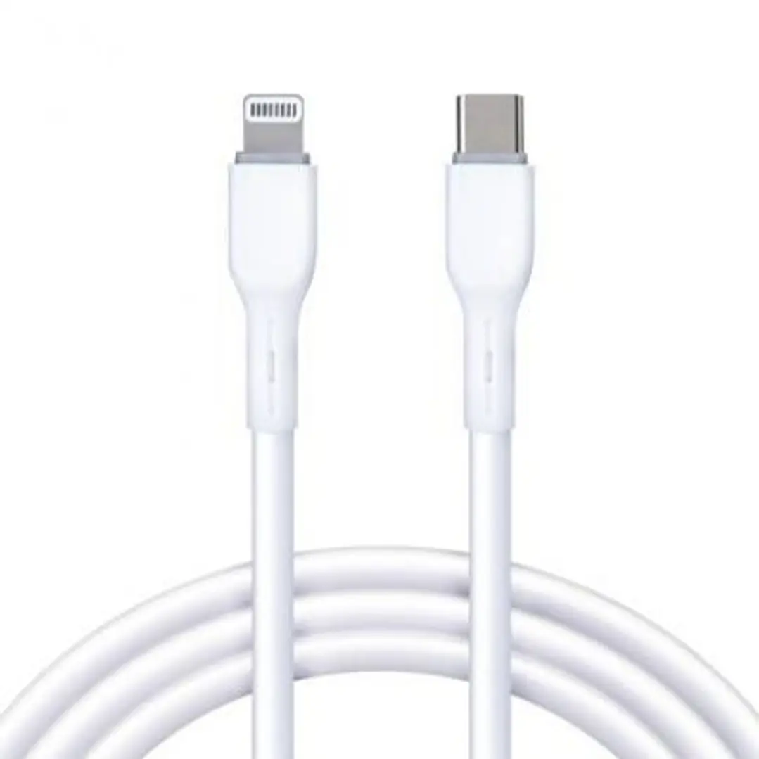 CABLE USB V3.0 TIPO C - LIGHTNING, 1 METRO, BLANCO, BROBOTIX  6006818 3